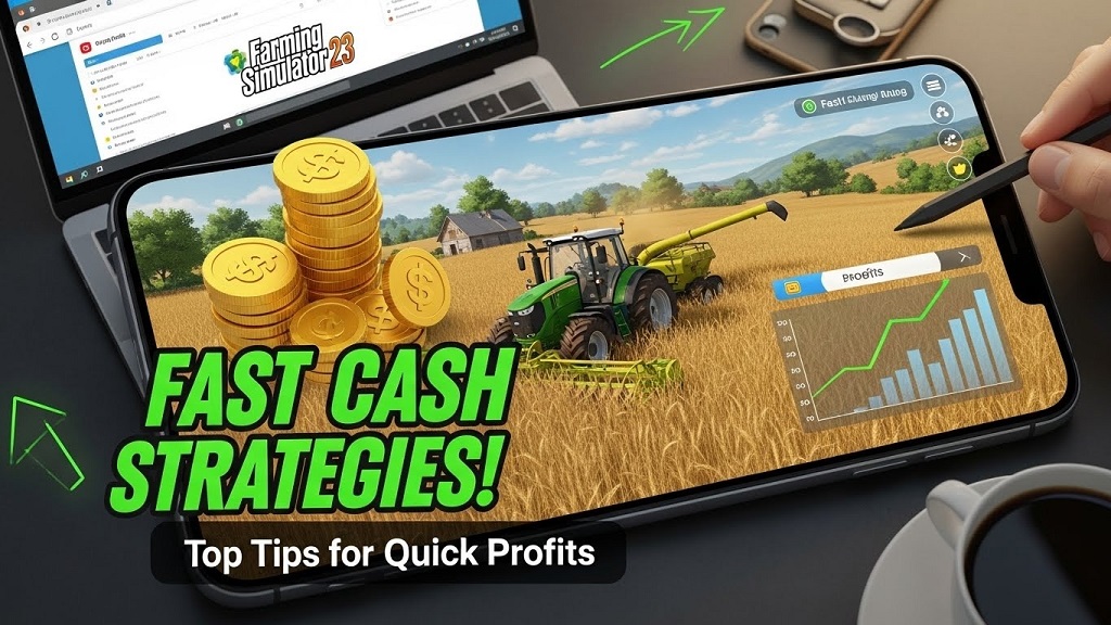 Production chains income strategy in Farming Simulator 23